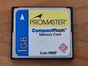 ProMaster 1GB CF Compact Flash Camera Memory Card - M1529 - Picture 1 of 2