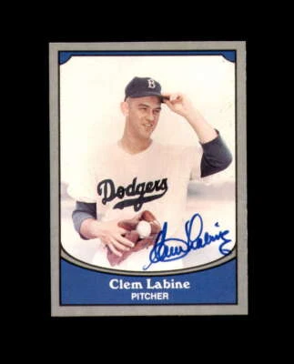 Clem Labine Hand Signed 1990 Pacific Legends Brooklyn Dodgers Autograph - Image 1 of 2