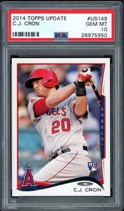 Actualización Topps 2014 #US149 C.J. Cron ROOKIE - Los Angeles Angels PSA 10 GEM MT - Imagen 1 de 2