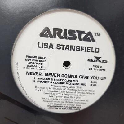 Lisa Stansfield Never Gonna Give You Up x2 12" Vinyl Record Single - Image 1 of 4