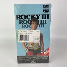 Rocky III 3 VHS Sealed with Watermarks 1984 CBS FOX Early Release Rare