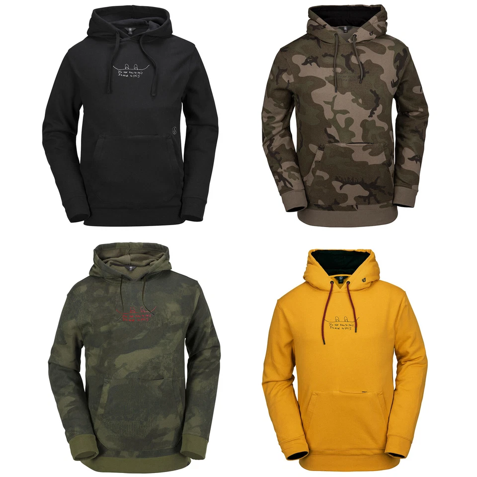 Volcom JLA Fleece Pullover Herren-Kapuzenpullover Sweat Hoody Hoodie - Bild 1 von 1