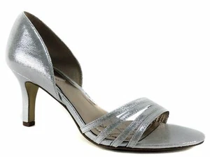 Nuevos zapatos de vestir de vestir de tiras de plata Giorjah para mujer Giorjah talla 7.5 m - Imagen 1 de 5
