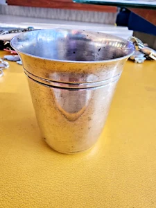 Vintage Christofle France Coll-Gallia Silverplate Baby Cup 60.1g 2 x 1.7/8” - Picture 1 of 6