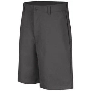 Red Kap Men's Plain Front Shorts - Picture 1 of 14