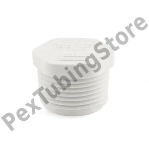 1" PVC (Sch. 40) Threaded Plug (MIP) - Bild 1 von 2