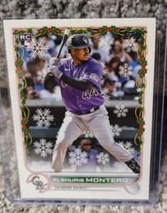 2022 Topps Holiday - #HW19 Elehuris Montero (RC) - Picture 1 of 2