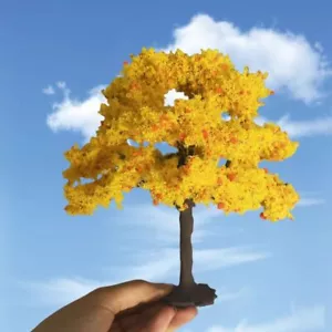 Miniaturas escala HO/OO 13-18 CM otoño ginkgo árbol jardín temporada planta arena mesa - Imagen 1 de 5