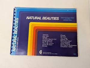 Natural Beauties Easy All Organ Solos Sheet Music Arranged Michael Allen 1976 - Picture 1 of 6