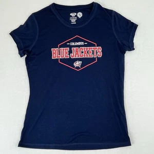 Concepts Sports Columbus Blue Jackets Damen Large T-Shirt NHL Blau - Bild 1 von 6