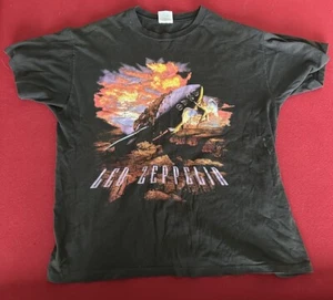Vintage 1994 Hanes Heavyweights Led Zeppelin IV Icarus XL Shirt - Picture 1 of 5