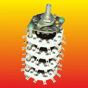 12 POLE 2 to 3 POSITION LOT=1 RUSSIAN UNSHORTING PGK CERAMIC ROTARY SWITCH NEW - Picture 1 of 4