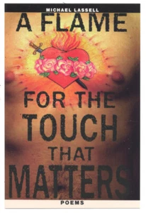 TATTOO FLAMING HEART 1998 Postcard for A Flame for the Touch That Matters POEMS - Picture 1 of 2