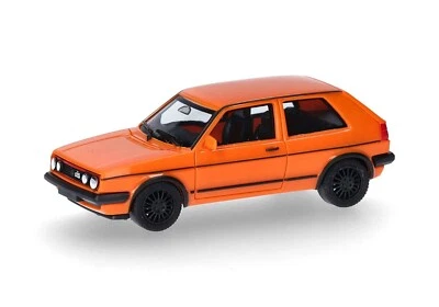 Herpa Volkswagen (VW) Golf II GTI, arancio  1:87 420846-003 modellismo - Immagine 1 di 4