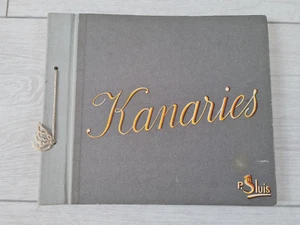 122- Album Cromos KANARIES RARE COMPLETO SLUIS CANARIOS BRIDS CANARIO GERMANY - Imagen 1 de 10