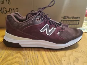 Mens New Balance 1550 Revlite Shoes Size 9.5D Burgundy/White - Picture 1 of 9