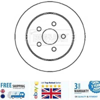 Brake Disc BBD4373 For Dodge STRATUS NEON Chrysler STRATUS 0000K04616433 - Image 1 of 4