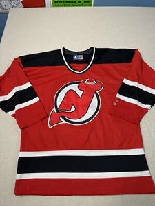 Vintage Starter Eastern Conference New Jersey Devils Jersey Sz Medium NHL - Picture 1 of 9