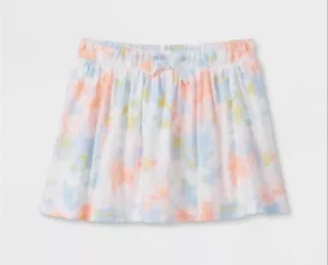 Cat & Jack Girls Size M 7/8 Pull-On Skort Multi Tie Dye - Picture 1 of 6