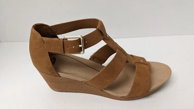 Sandálias anabela Dr. Scholl's Barton, bronzeada, feminina 9,5 M - Imagem 1 de 4