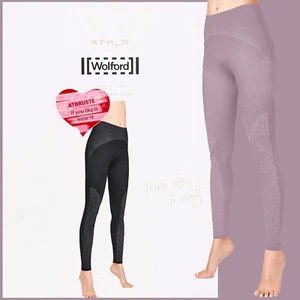 Wolford Cheetah Leggings • XS • lavender white ... superweich mit Animal-Muster - Bild 1 von 6
