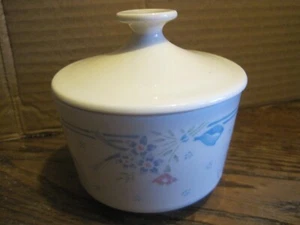 1980S Corning "Country Cornflower" 3" Sugar Bowl& LID - Picture 1 of 3