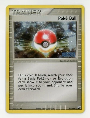 Poke Ball Reverse Holo - Pokemon 2005 Unseen Forces #87 NM - Image 1 of 2