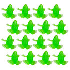  20 Pcs Frog Cupcake Toppers Mini Simulation Frogs Kids+toys