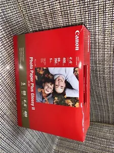 CANON PP-201 Inkjet Photo Paper Plus Glossy II 4 X 6 Inch. 400 Sheets - Picture 1 of 5