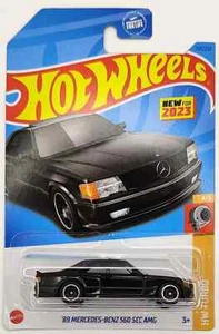 Hot Wheels 1989 Mercedes-Benz 560 SEC AMG Black 2023 - Picture 1 of 1
