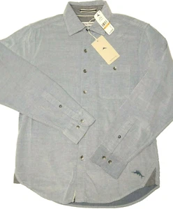 Tommy Bahama Corduroy Shirt Men's Small Sandwash Flannel Long Sleeve Beach $128 - Picture 1 of 5