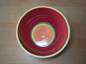 Dansk CARIBE ARUBA Soup Cereal Bowl 6" Red Green 1 ea 5 available - Picture 1 of 5