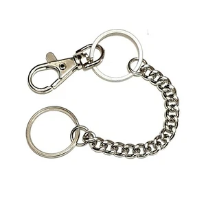 Schlüsselkette Schlüsselanhänger Geldbörsen Kette Schlüsselbund Karabiner Ring - Bild 1 von 1