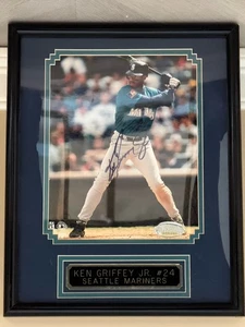 Field of Dreams Ken Griffey Jr signed 8x10 Photo Framed w/nameplate (Holo Only) - Picture 1 of 10