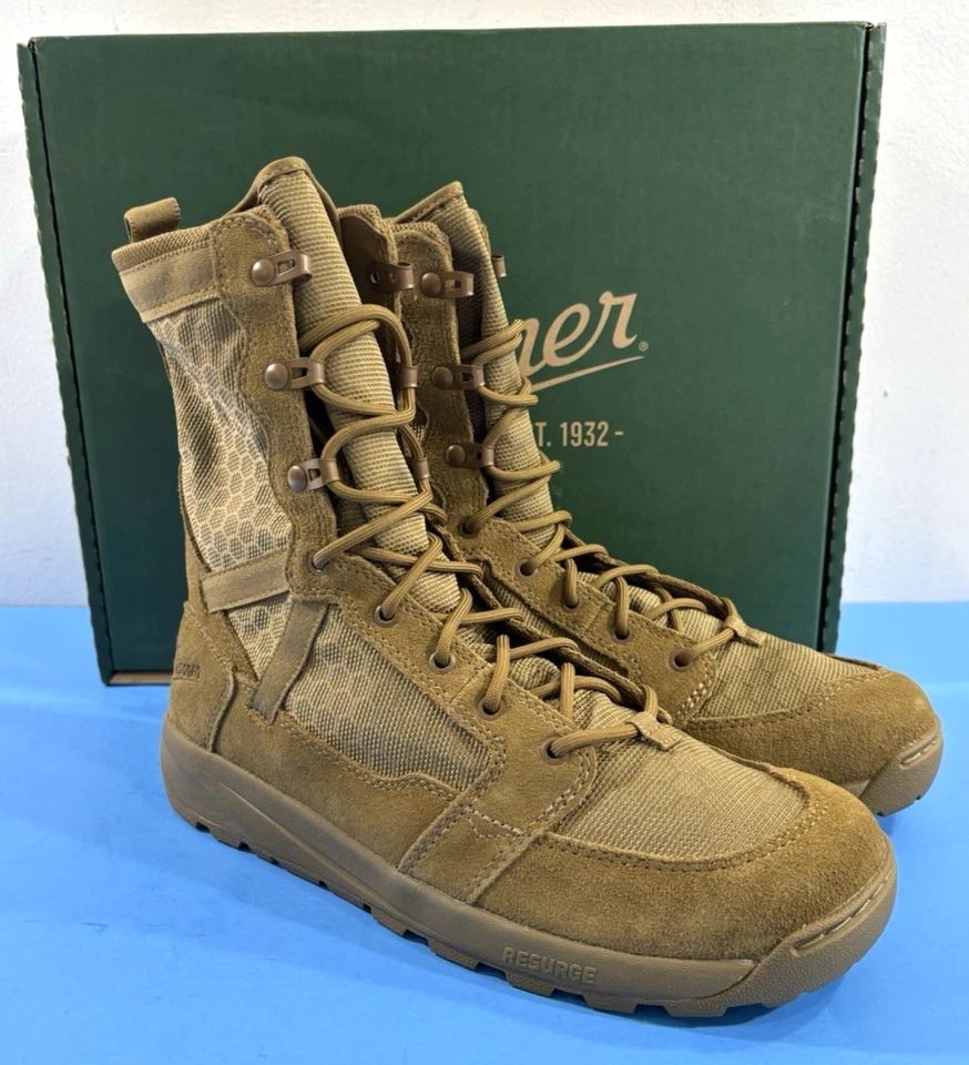 Danner 50110 Men's Resurgent 8" Hot Weather Military Boots - Coyote Brown