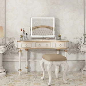 24" Hollywood Vanity Mirror with LED Lights Tabletop Makeup Mirror Touch Control - Picture 1 of 19