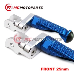 For Ducati 996 /S/R All Year MPRO 25mm Lowering BLUE Rider Foot Pegs - Picture 1 of 6