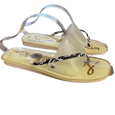 Sandalias chanclas Sam Edelman Luciana para mujer zapatos de playa de vacaciones de goma talla 8 Foto 1 de 4