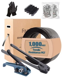 PET Banding Strapping Kit for Heavy Duty Durable Pallet Packaging Strapping T... - Picture 1 of 6