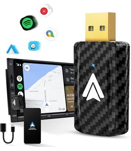 MSXTTLY Android Adaptador Inalámbrico Automático para Coche Pequeño Android Auto Dongle para C... - Imagen 1 de 9