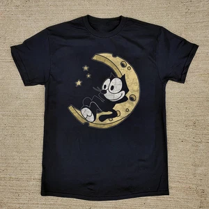 NEW Felix The Cat Black Cotton All size S-5XL Gift For Fans T-shirt TA260 - Picture 1 of 5