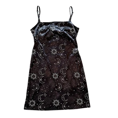 Mini Vestido URBAN OUTFITTERS Celestial Sun Moon Talla SP Bruja Capricho Gótico Foto 1 de 4