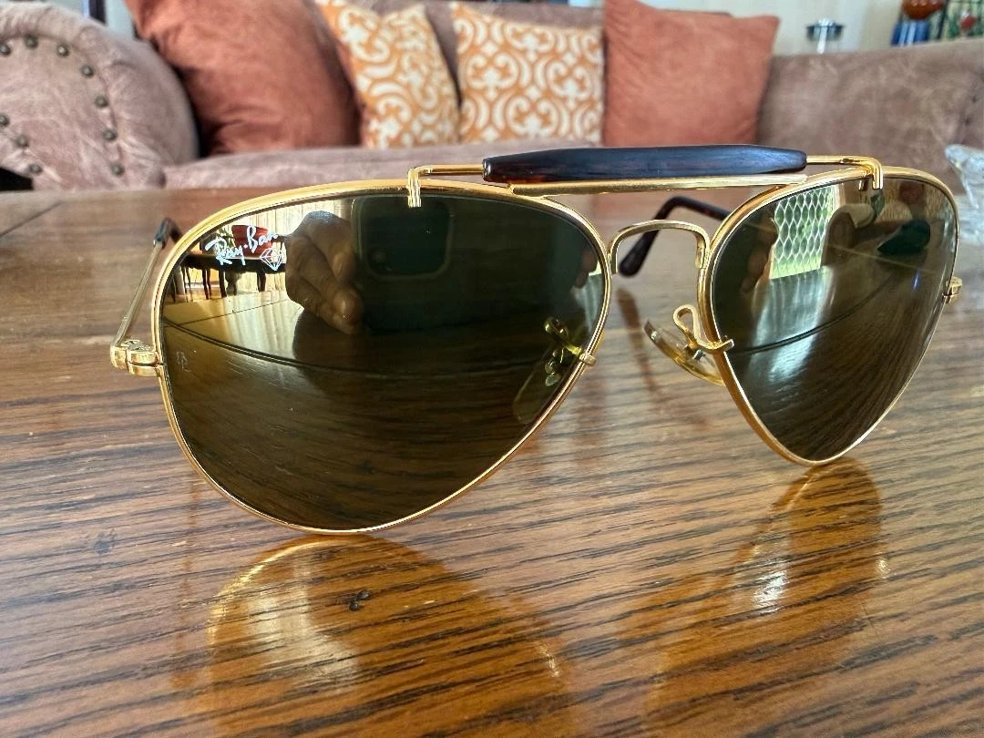 SHINER　レイバン B&L RAYBAN USA ヴィンテージ Ray-Ban USA Vintage 50s B&L NOS Rare Signet Deluxe Classic W1305