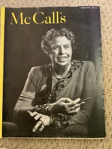 McCall's Jun 1949 Eleanor Roosevelt on  Cover and feature article - Picture 1 of 4