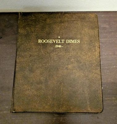 Harco Roosevelt Dimes 1946--  Plastic Coin Pages Album  - Pre-owned - Image 1 of 4
