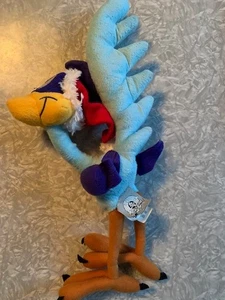 Looney Tunes Plush Road Runner 14" WEARING CHRISTMAS SANTA HAT - Picture 1 of 4