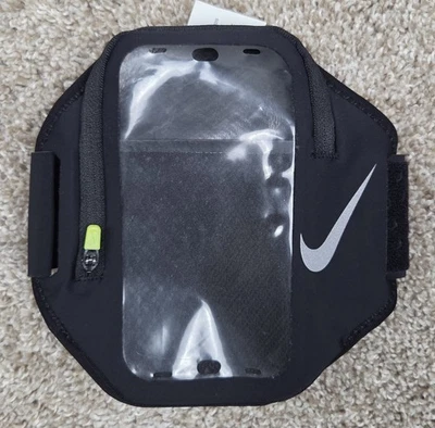 Brazalete Nike Pocket Plus Negro Swoosh Logo Unisex Foto 1 de 4