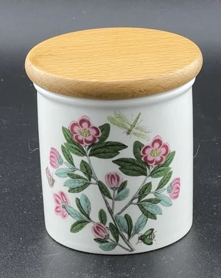 "Bote de rododendro vintage Portmeirion jardín botánico 3"" cerámica Inglaterra" Foto 1 de 4