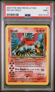 PSA 9 Ho-Oh 7/64 Holo Rare Neo Revelation Pokemon TCG Card WOTC MINT - Picture 1 of 2