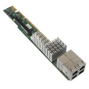 Supermicro Ultra Riser 4Port 10GbaseT RJ45 X540 1U - AOC-UR-i4XT - Afbeelding 1 van 5